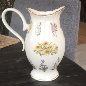 Lennox China Pitcher  made in the USA beautiful floral pattern